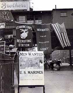 海兵隊志願者募集(1918 NY) 写真は本文とは関係ありません